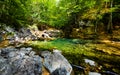 Small lake in mountain. Royalty Free Stock Photo