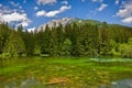 Small lake in the mountains