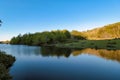 Small lake among the mountains in emiliaromagna