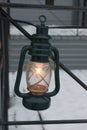 Small lamp outdoors Royalty Free Stock Photo