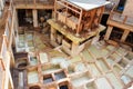 Leather traditional tannery in Fez, Morocco Royalty Free Stock Photo