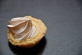 A small lemon meringue tart