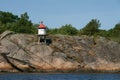Small lighthouse Royalty Free Stock Photo