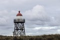 Small lighthouse in Scheveningen Royalty Free Stock Photo