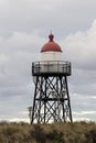 Small lighthouse in Scheveningen Royalty Free Stock Photo