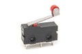 Small limit switch for mechanical movement limiting Royalty Free Stock Photo