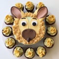 Lion Cupcake: Cute And Delicious Cupcake With Kangaroo Theme