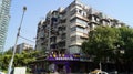 Liquor store and buildings in Wuhan china