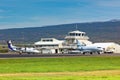 Small Local Airport in Egilsstadir, Northern Iceland