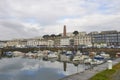 The small local Marina for Pleasure Craft in the French Town of Brest.