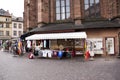 Small local shop souvenir and native product for sale at Heidelberger old town in Heidelberg, Germany