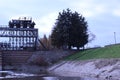 A small lock on the river Tisa