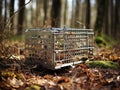 Ai Generated illustration Wildlife Concept of Small mammal trap Royalty Free Stock Photo