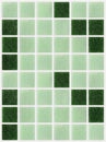 Small marble tiles green square shiny