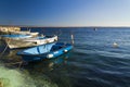 Small marina in adriatic sea Royalty Free Stock Photo