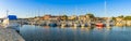 Small marina of Bouzigues on the lagoon of Thau, in HÃÂ©rault, in Occitanie, France