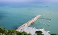 A small marina near `Castellammare del Golfo` Royalty Free Stock Photo
