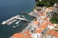 Small marina at Sorrento Italy and buildings