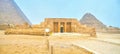 The ancient mastaba tomb in Giza complex, Egypt Royalty Free Stock Photo