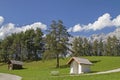 Small meadow chapel near Wildermieming Royalty Free Stock Photo