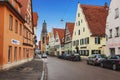 The small medieval town of Nordlingen in Bavaria. Urban landscape