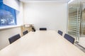 Small meeting room. Modern bright office