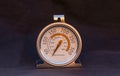 Small metal oven thermometer Royalty Free Stock Photo