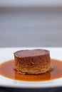 Small Mexican Neapolitan flan