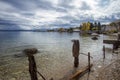 Small Michigan Coastal Village Of St ignace Royalty Free Stock Photo