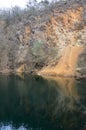 Small mine lake at Apc village in Hungary