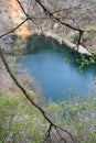 Small mine lake at Apc village in Hungary