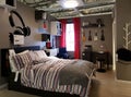 Small modern bedroom design at IKEA