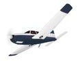 Small modern passanger airplane Royalty Free Stock Photo
