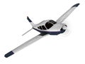 Small modern passanger airplane Royalty Free Stock Photo