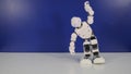 Modern robot is moving automatically