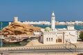 Small mosque on the harbor in Sur, Oman Royalty Free Stock Photo