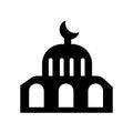 Small Mosque icon. Trendy Small Mosque logo concept on white b