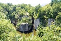 Small mountain lake near Sarospatak Hungary