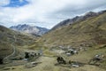 Small Mountain Village on Lares Trek, Peru