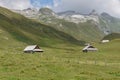 Small mountain village of Tannen on Switzerland Royalty Free Stock Photo