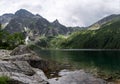 Small Mountains Lake Morskie Oko.