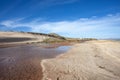 small mudflat on the leeward beaches