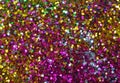 Small multicolored sequins as background