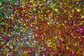 Small multicolored sequins as background