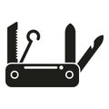 Small multitool icon simple vector. Army knife Royalty Free Stock Photo