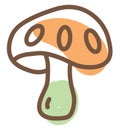 Small mushroom, icon