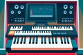 Small Music Production Home Studio with Midi Keyboard, Generative AI Royalty Free Stock Photo