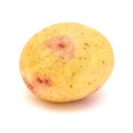 Small new potatoes with pink coloration isolated on white Royalty Free Stock Photo