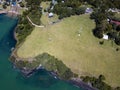 Waitangi Treaty Grounds Top Down Royalty Free Stock Photo