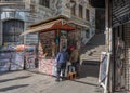 Small newspaper stand on a street in Valparaiso, Chile Royalty Free Stock Photo